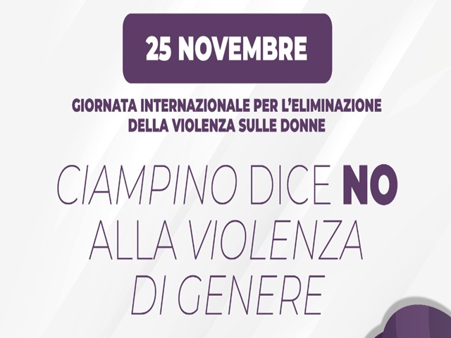 Ciampino dice NO alla violenza di genere