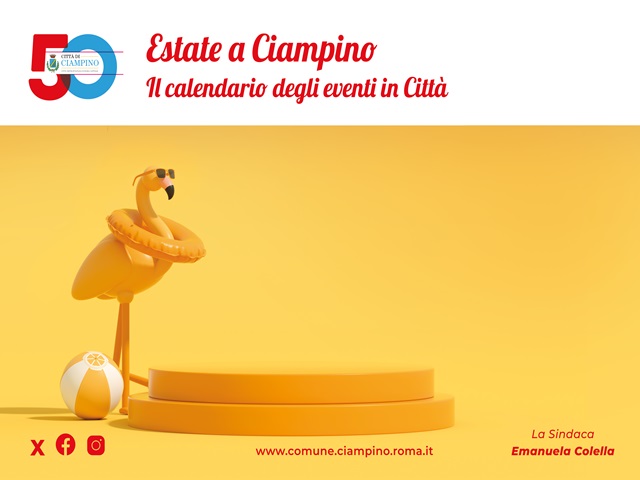 Estate a Ciampino, il calendario degli eventi in Città