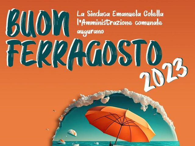 Ferragosto 2023, gli auguri dell'Amministrazione comunale