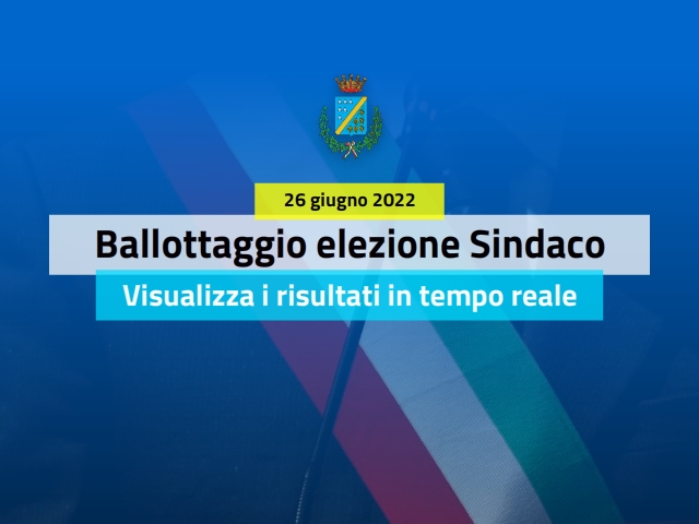 Amministrative 2022 - Turno di ballottaggio, adempimenti preparatori