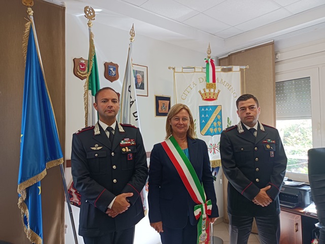 Ciampino, la Sindaca incontra il nuovo Comandante dei Carabinieri