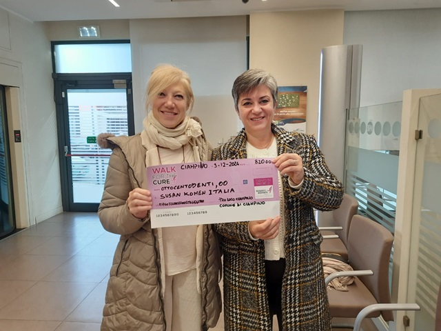 Ciampino solidale, raccolti oltre 800 euro con la Walk for the Cure 2024