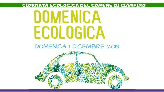Domenica ecologica: 1 dicembre 2019 - stop alle auto 7:30-12:30 e 16:30-20:30