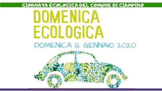 Domenica ecologica: 12 gennaio 2020 - stop alle auto 7:30-12:30 e 16:30-20:30