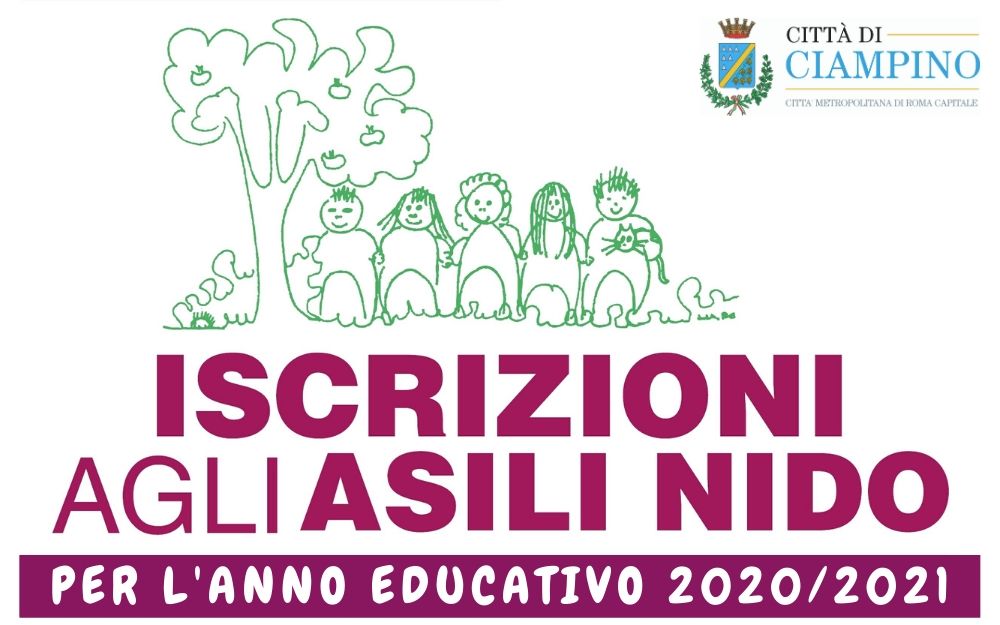 Avviso: apertura iscrizioni Asilo Nido Comunali ANNO SCOLASTICO 2020/2021