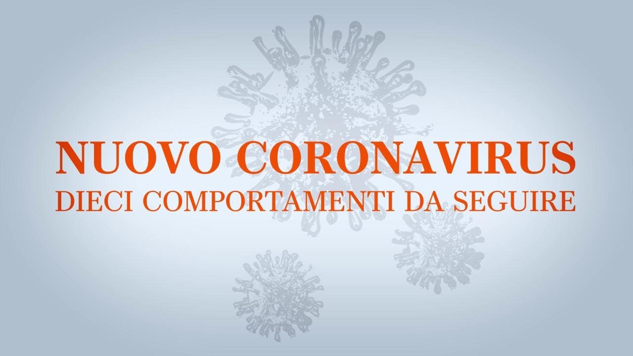 Coronavirus: la guida del Ministero della Salute