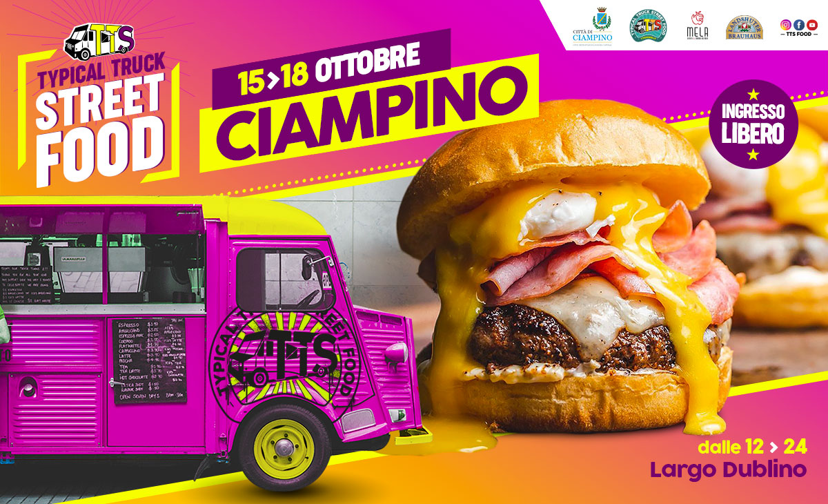 Manifestazione "Ciampino TTS FOOD" - Largo Dublino 15-16-17-18 ottobre 2020 - Ordinanza 135