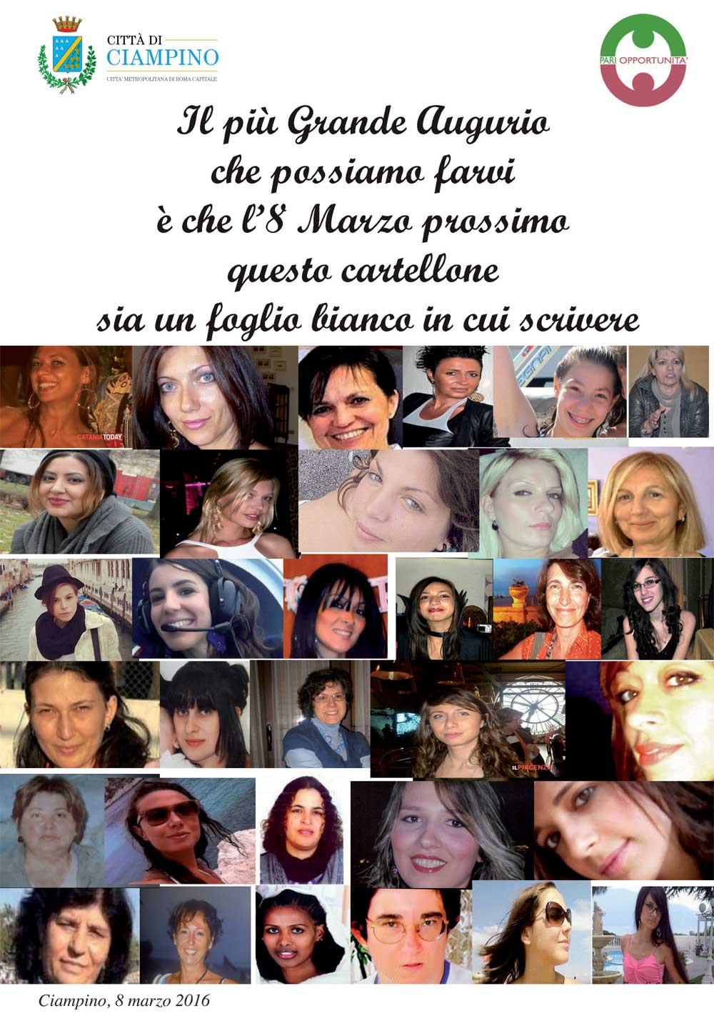 8 Marzo 2016, Giornata Internazionale della Donna
