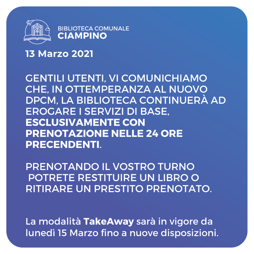 AVVISO: Biblioteca comunale