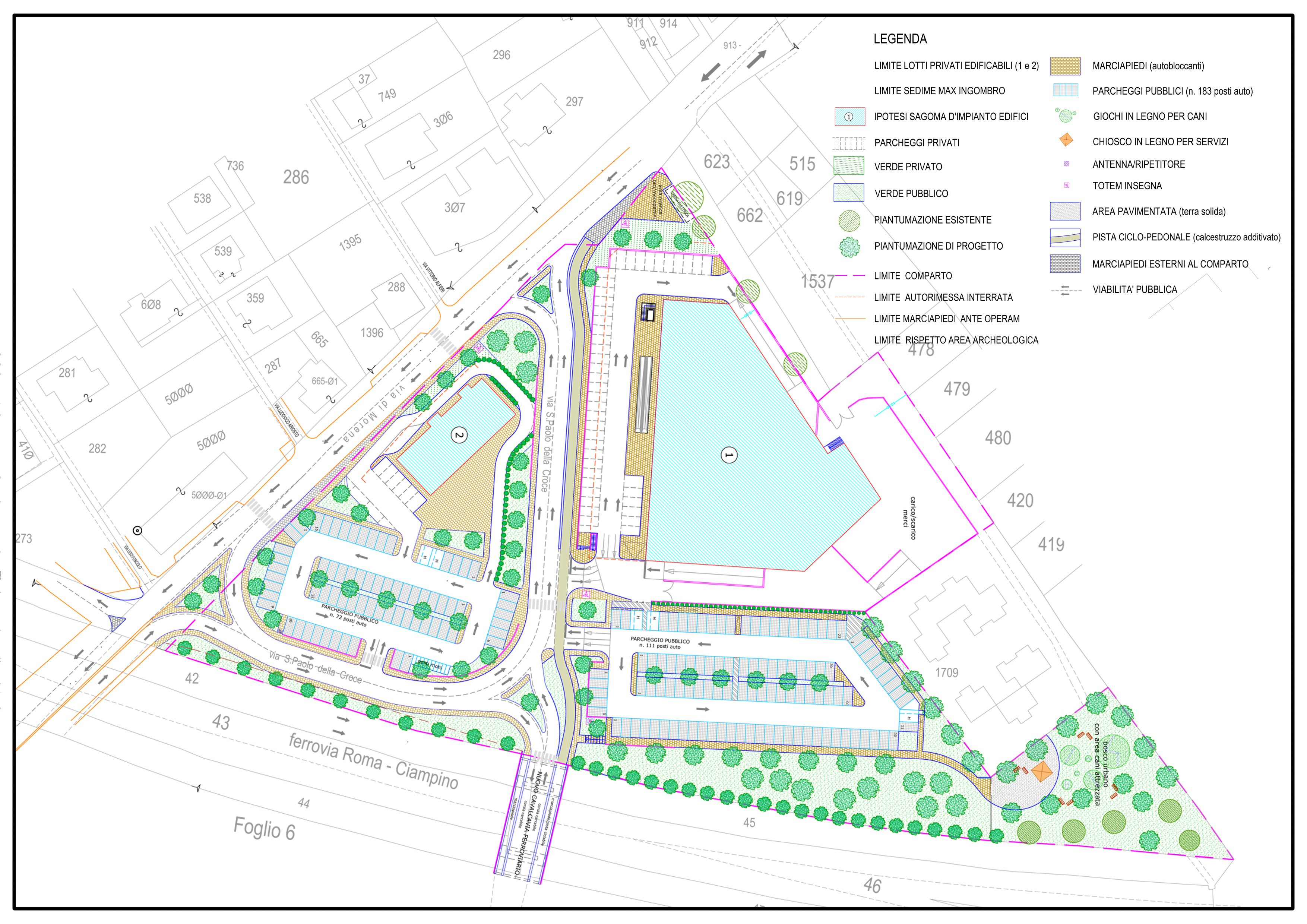 Comunicato Stampa del Comune di Ciampino - Entro settembre completata viabilità principale comparto G5, giovedì apertura del cantiere