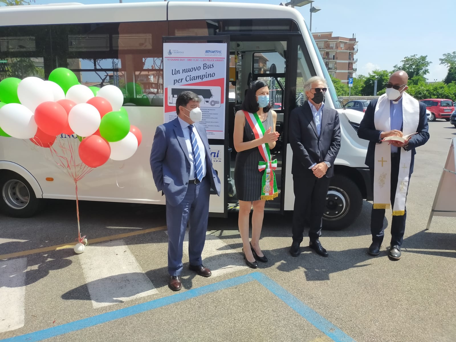 Comunicato Stampa del Comune di Ciampino – Inaugurato nuovo automezzo del Trasporto Pubblico Locale