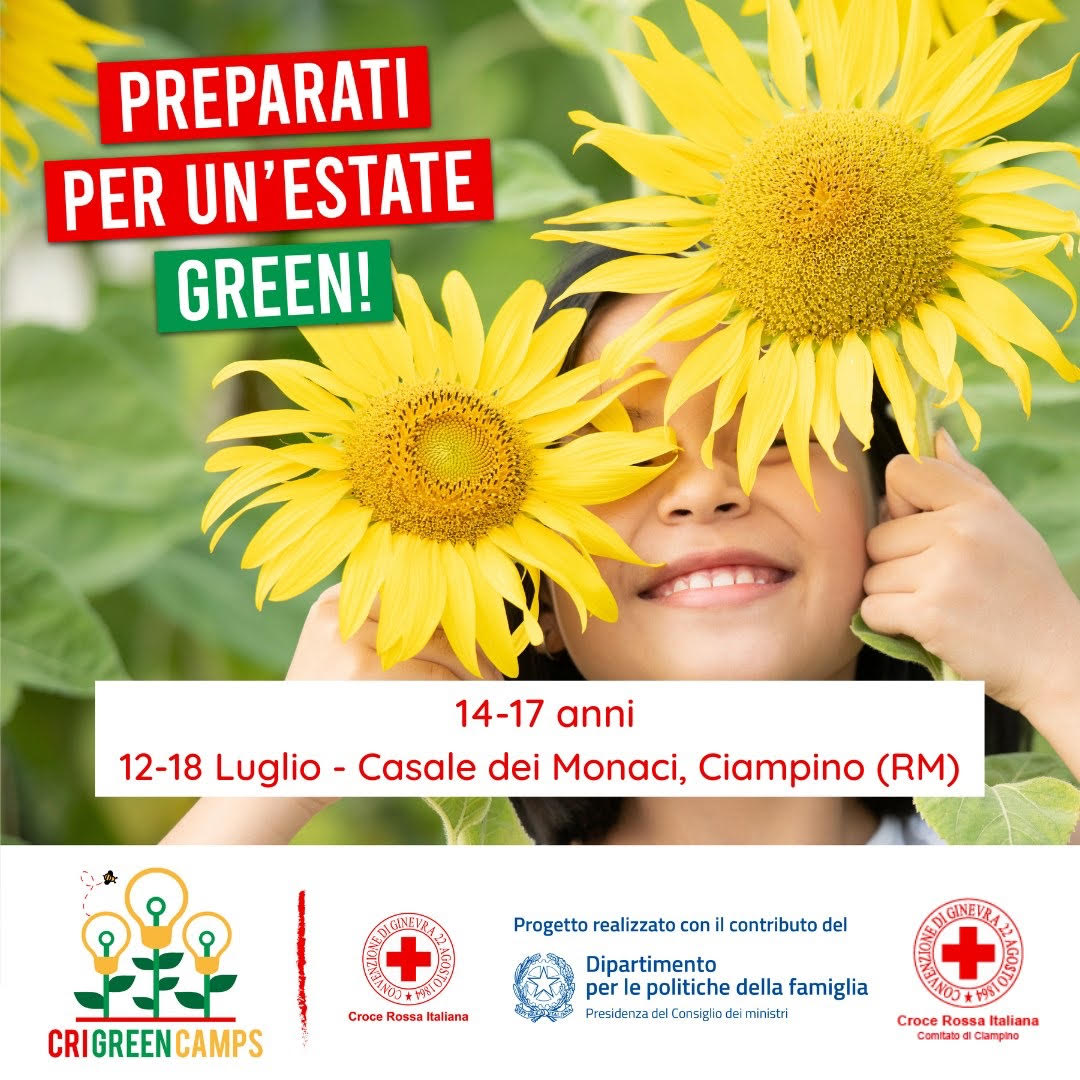 CRI GREEN CAMPS - Campo estivo gratuito a Ciampino