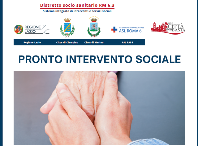 Avviso pubblico: al via il servizio di pronto intervento sociale